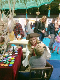 Colette, The Maskmaker's doughter at work